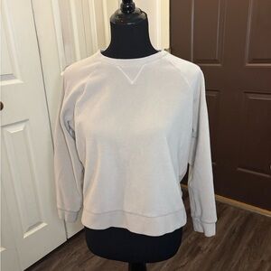 Marc New York Beige Ribbed Sweater